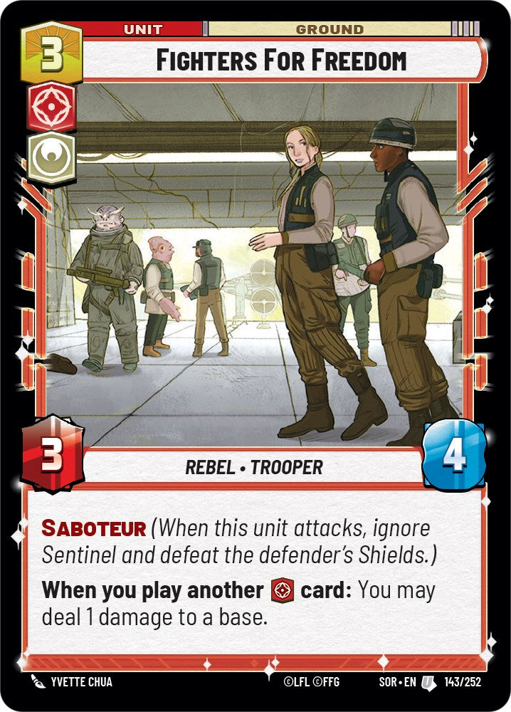 Fighters For Freedom (143/252) [Spark of Rebellion] | BD Cosmos