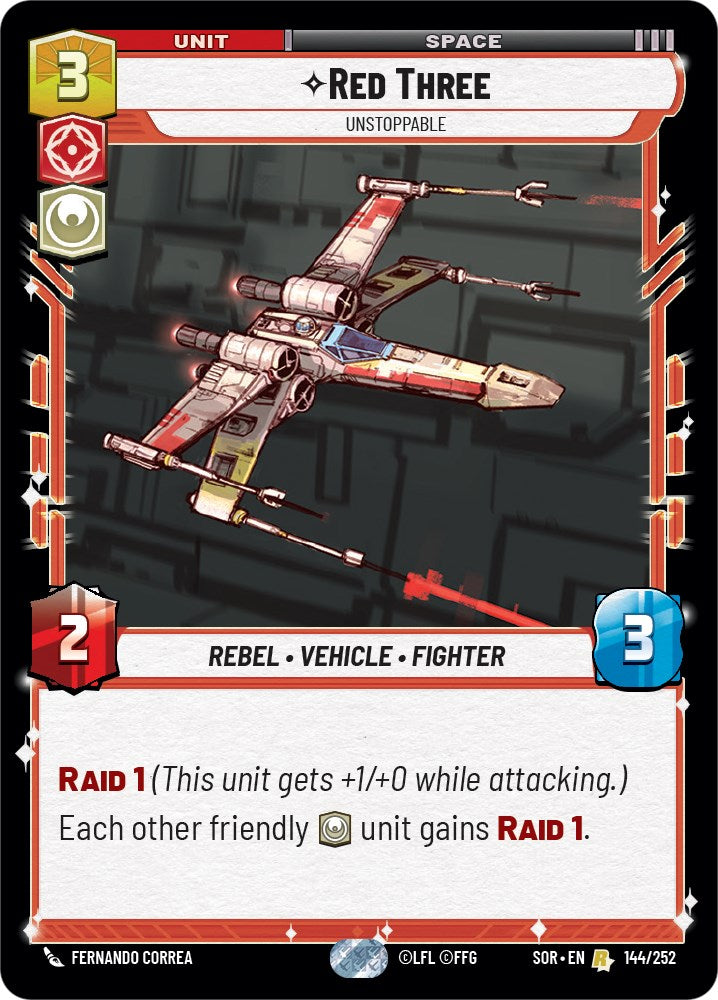 Red Three - Unstoppable (144/252) [Spark of Rebellion] | BD Cosmos