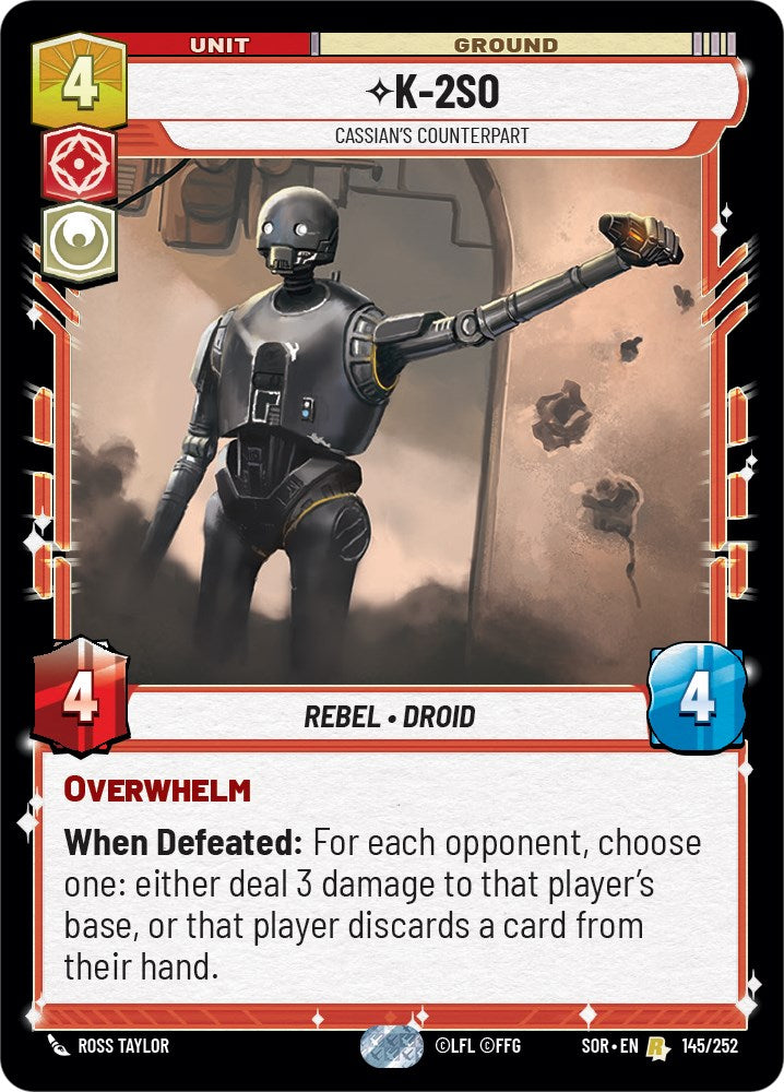 K-2SO - Cassian's Counterpart (145/252) [Spark of Rebellion] | BD Cosmos