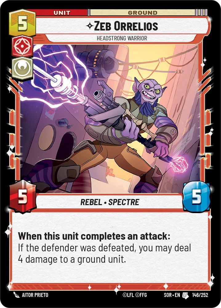 Zeb Orrelios - Headstrong Warrior (146/252) [Spark of Rebellion] | BD Cosmos