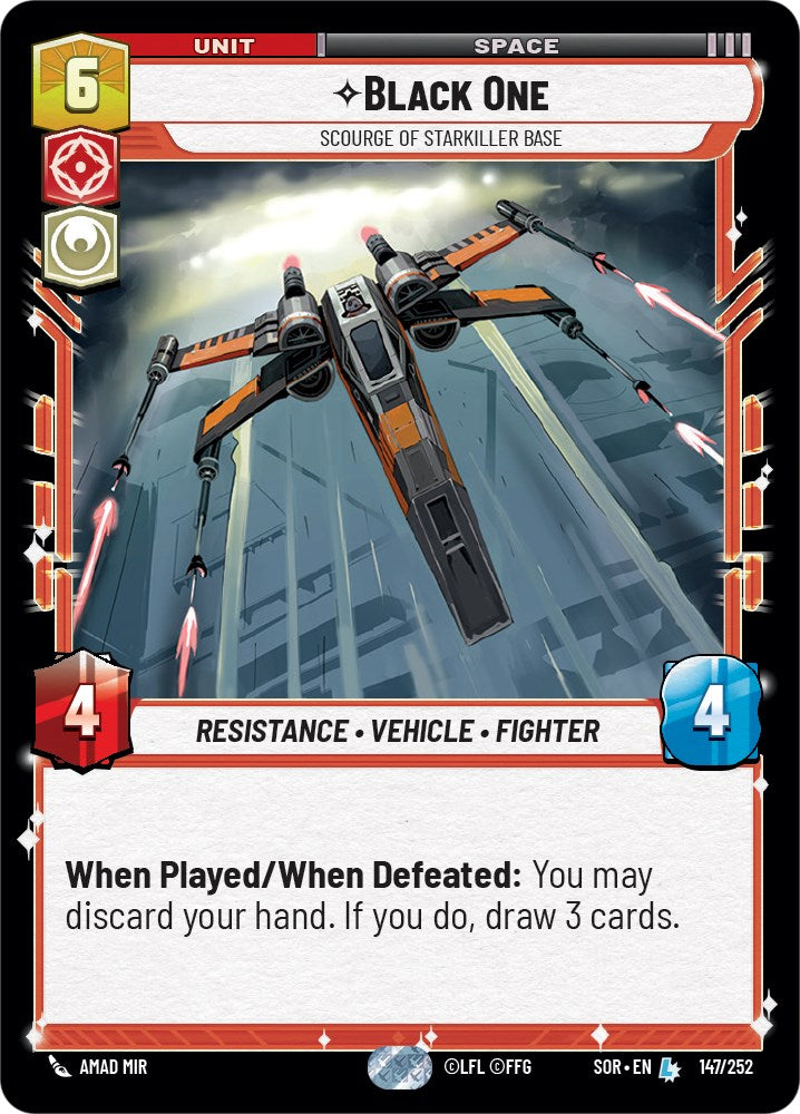 Black One - Scourge of Starkiller Base (147/252) [Spark of Rebellion] | BD Cosmos