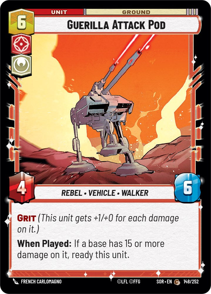 Guerilla Attack Pod (148/252) [Spark of Rebellion] | BD Cosmos