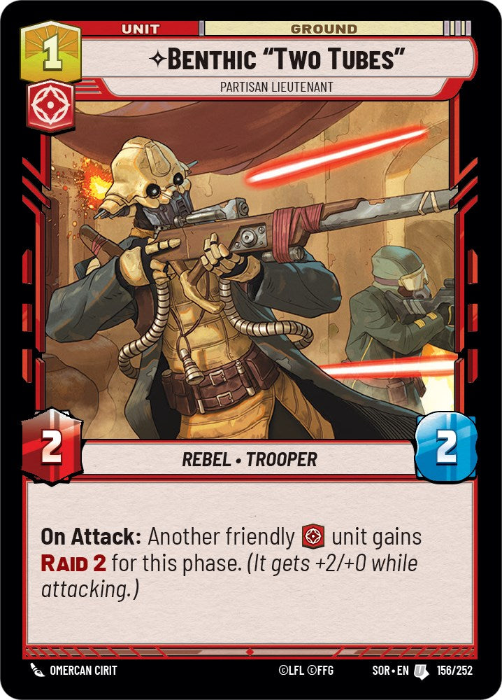 Benthic AuTwo TubesAu - Partisan Lieutenant (156/252) [Spark of Rebellion] | BD Cosmos