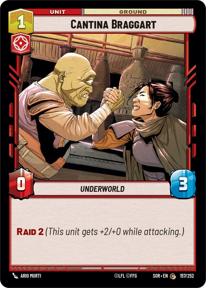 Cantina Braggart (157/252) [Spark of Rebellion] | BD Cosmos