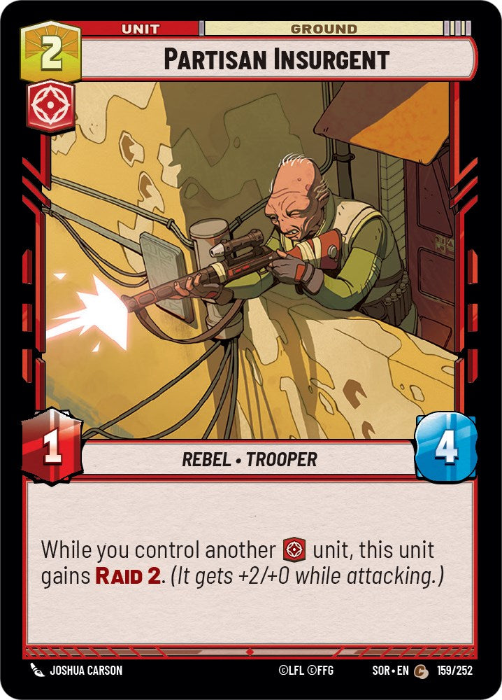 Partisan Insurgent (159/252) [Spark of Rebellion] | BD Cosmos