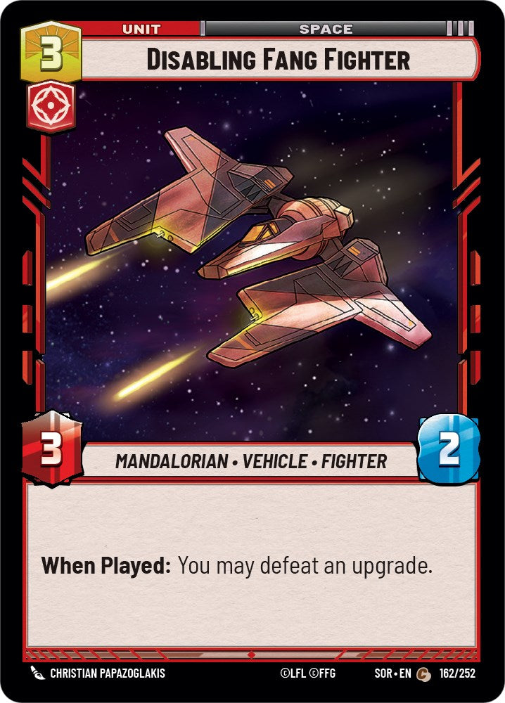 Disabling Fang Fighter (162/252) [Spark of Rebellion] | BD Cosmos