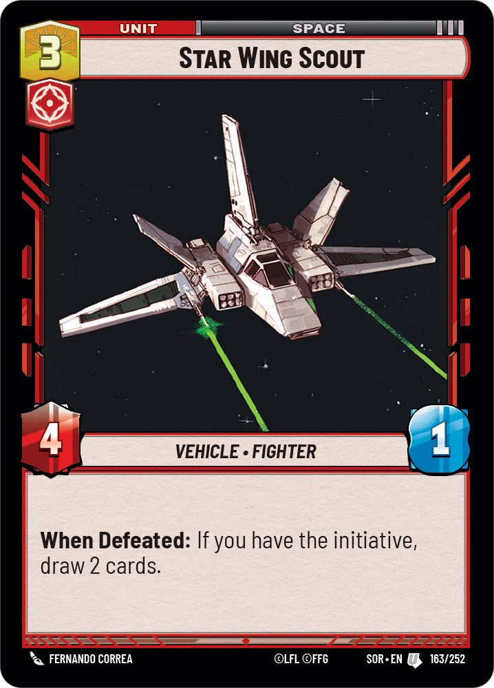 Star Wing Scout (163/252) [Spark of Rebellion] | BD Cosmos