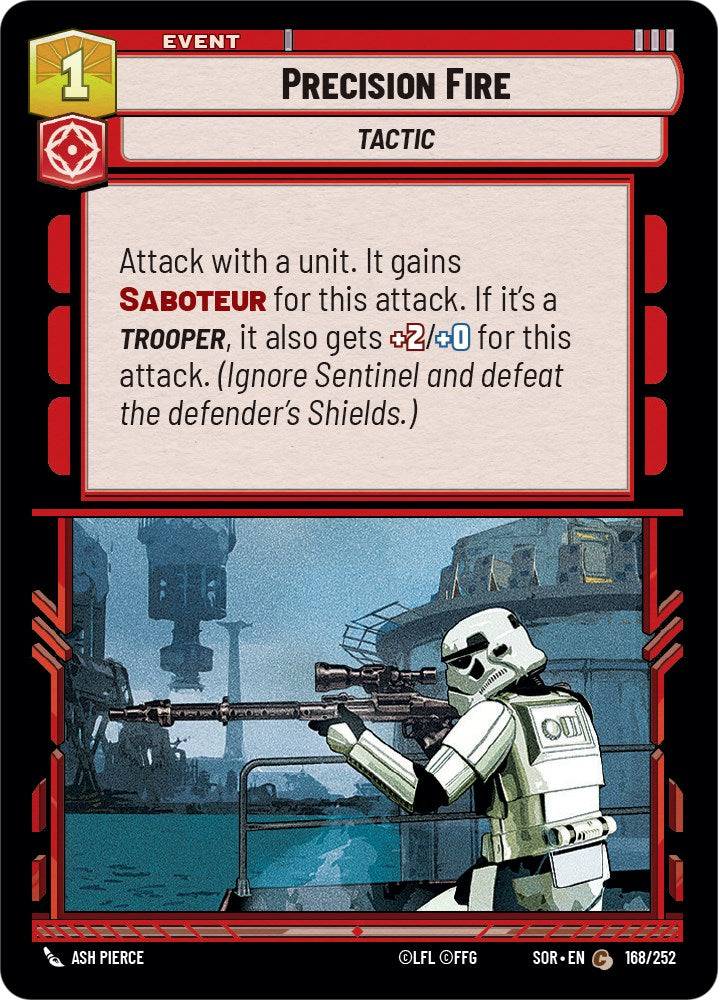 Precision Fire (168/252) [Spark of Rebellion] | BD Cosmos