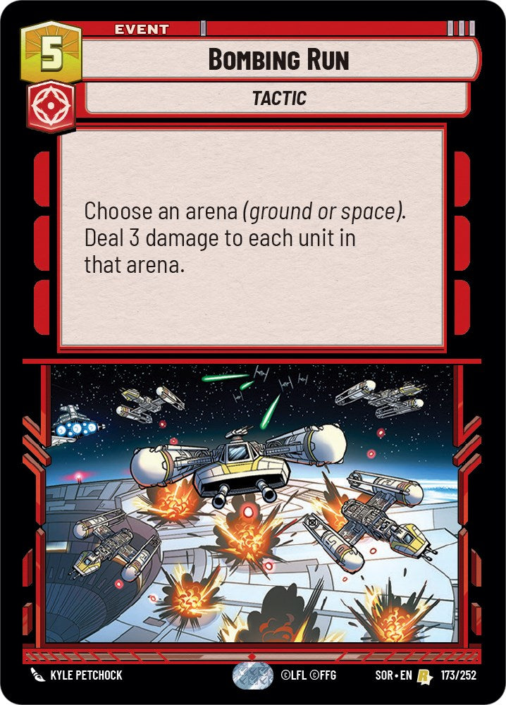 Bombing Run (173/252) [Spark of Rebellion] | BD Cosmos