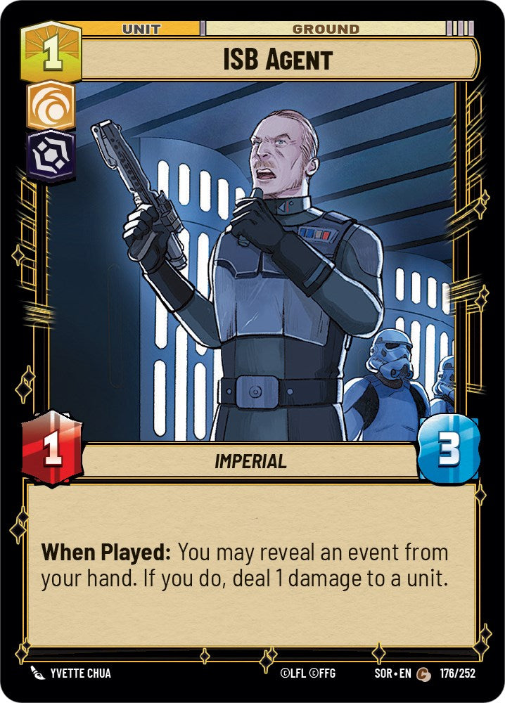 ISB Agent (176/252) [Spark of Rebellion] | BD Cosmos