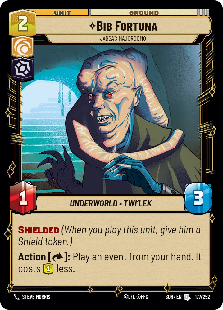 Bib Fortuna - Jabba's Majordomo (177/252) [Spark of Rebellion] | BD Cosmos