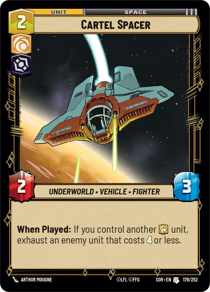 Cartel Spacer (178/252) [Spark of Rebellion] | BD Cosmos