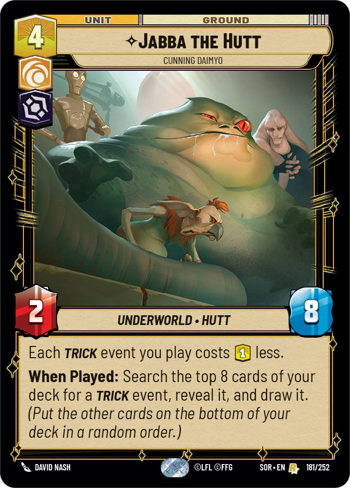 Jabba the Hutt - Cunning Daimyo (181/252) [Spark of Rebellion] | BD Cosmos