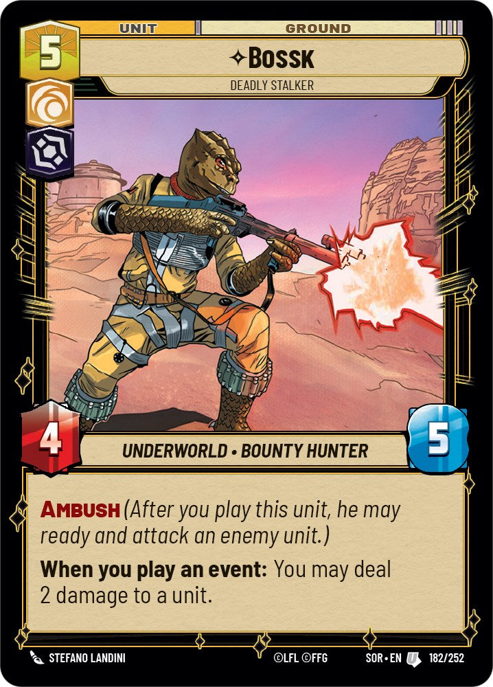 Bossk - Deadly Stalker (182/252) [Spark of Rebellion] | BD Cosmos