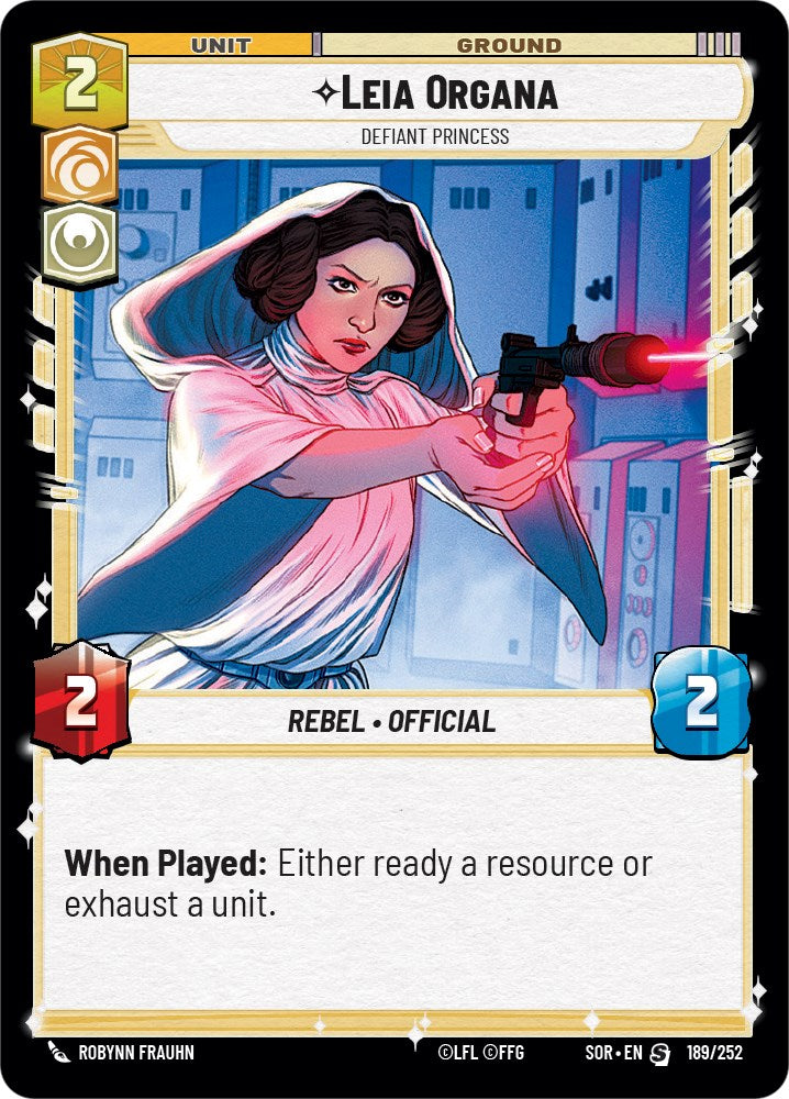 Leia Organa - Defiant Princess (189/252) [Spark of Rebellion] | BD Cosmos