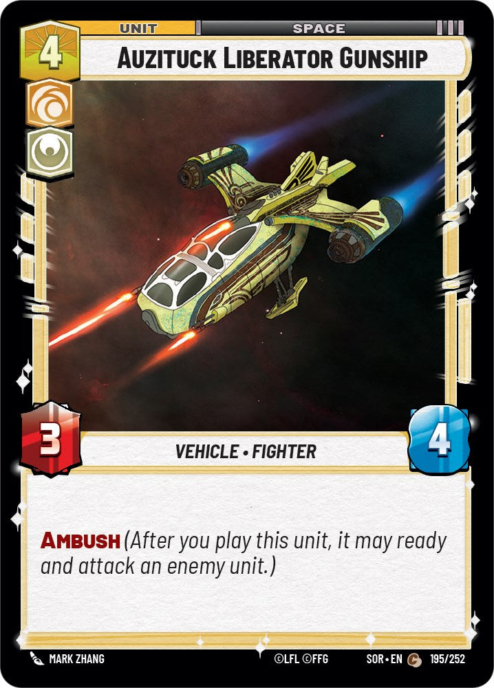 Auzituck Liberator Gunship (195/252) [Spark of Rebellion] | BD Cosmos