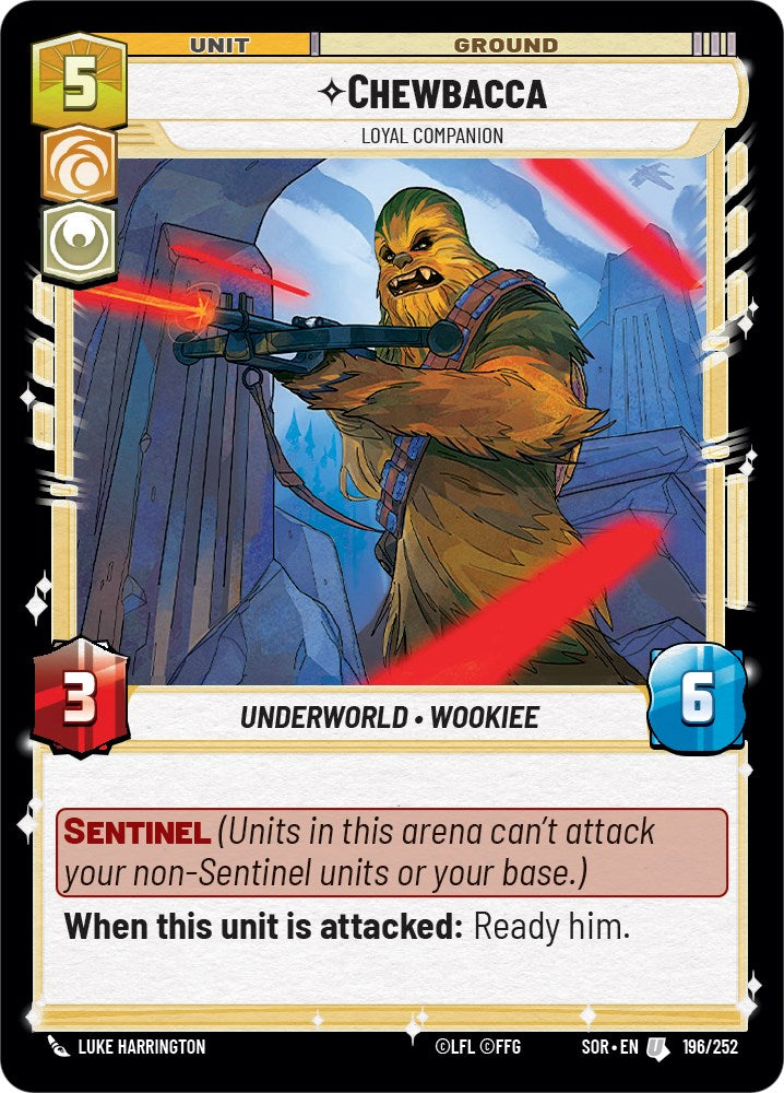 Chewbacca - Loyal Companion (196/252) [Spark of Rebellion] | BD Cosmos