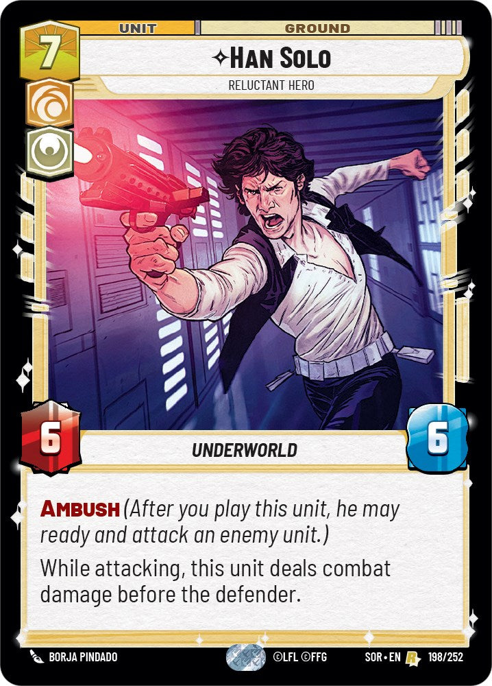 Han Solo - Relunctant Hero (198/252) [Spark of Rebellion] | BD Cosmos