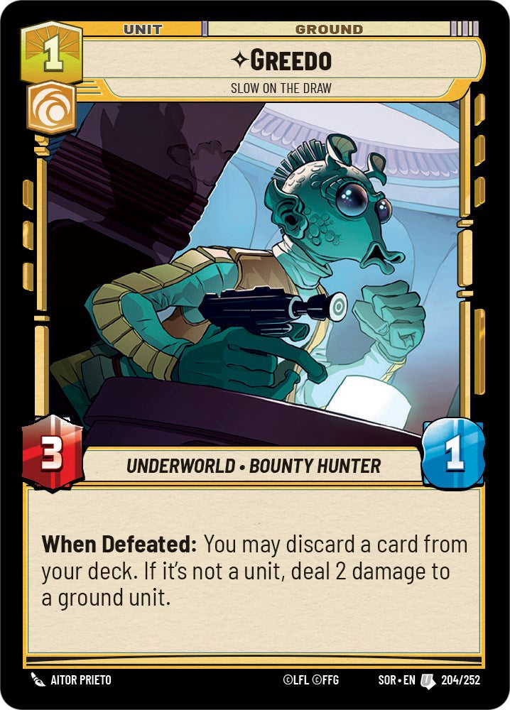 Greedo - Slow on the Draw (204/252) [Spark of Rebellion] | BD Cosmos
