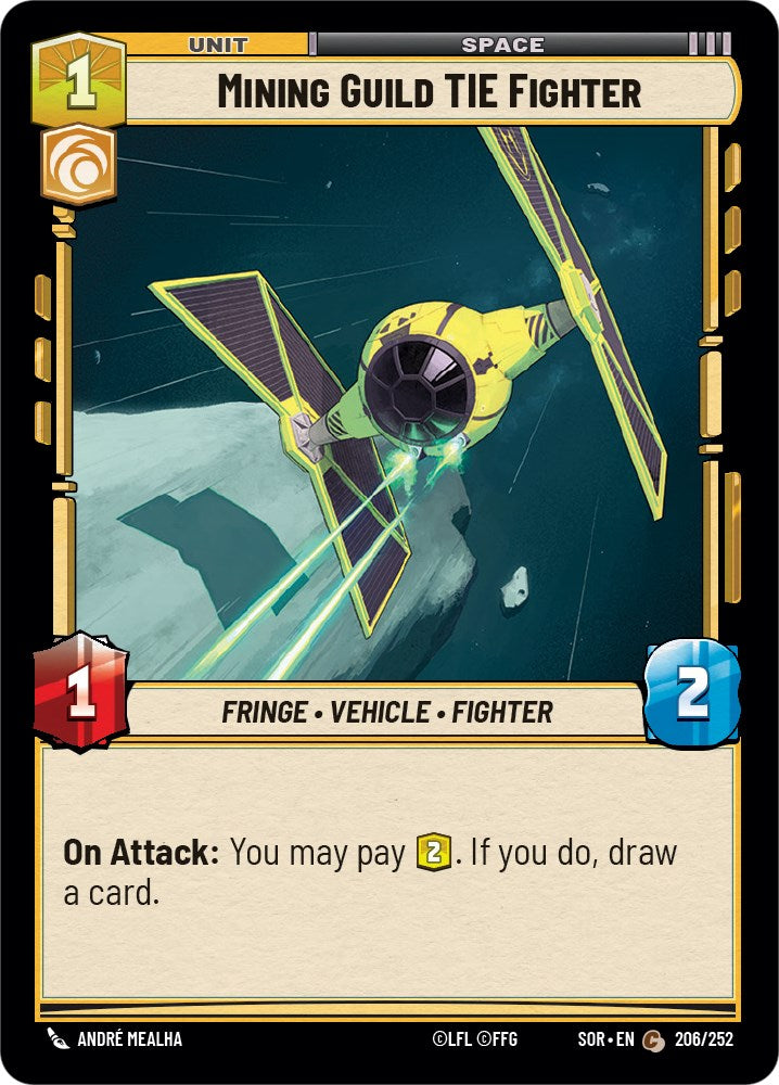 Mining Guild TIE Fighter (206/252) [Spark of Rebellion] | BD Cosmos