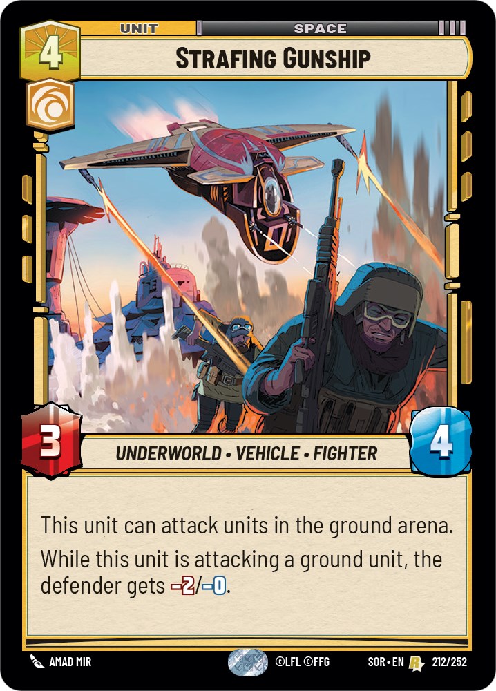 Strafing Gunship (212/252) [Spark of Rebellion] | BD Cosmos