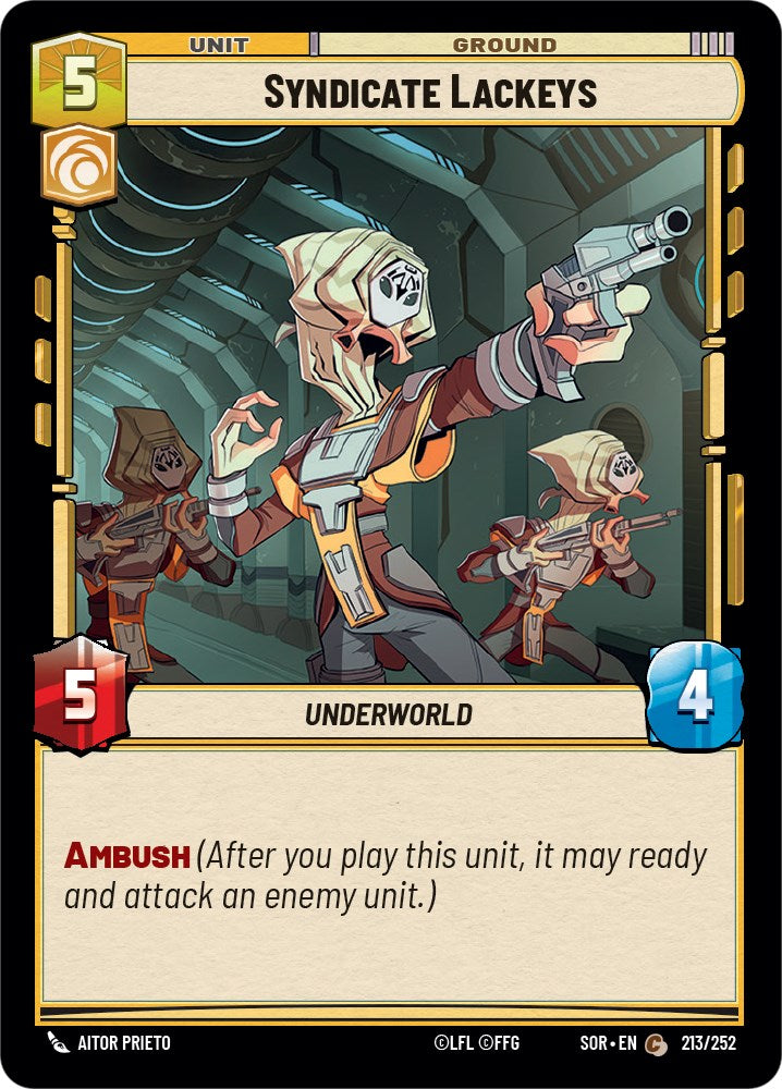 Syndicate Lackeys (213/252) [Spark of Rebellion] | BD Cosmos