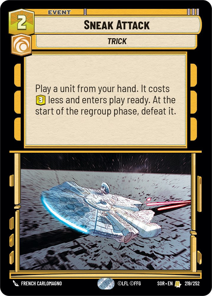 Sneak Attack (219/252) [Spark of Rebellion] | BD Cosmos