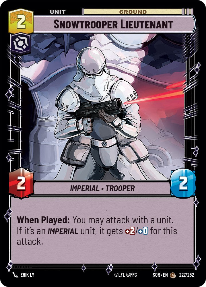 Snowtrooper Lieutenant (227/252) [Spark of Rebellion] | BD Cosmos