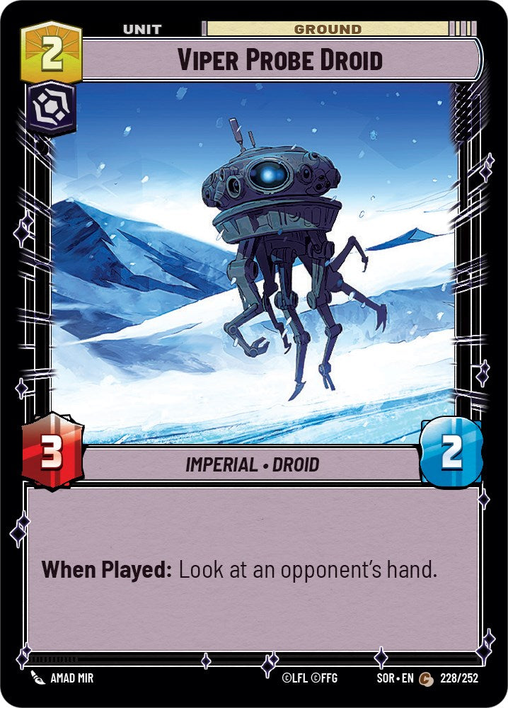 Viper Probe Droid (228/252) [Spark of Rebellion] | BD Cosmos