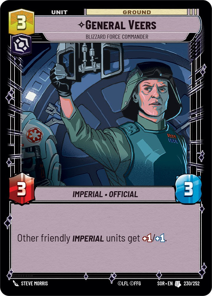 General Veers - Blizzard Force Commander (230/252) [Spark of Rebellion] | BD Cosmos