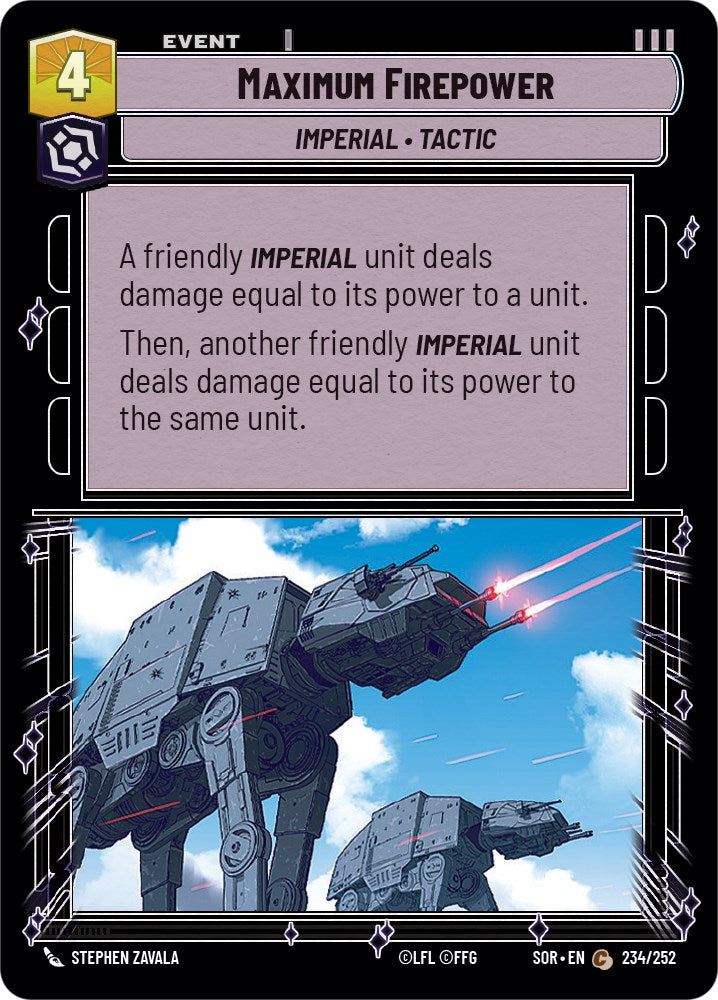 Maximum Firepower (234/252) [Spark of Rebellion] | BD Cosmos