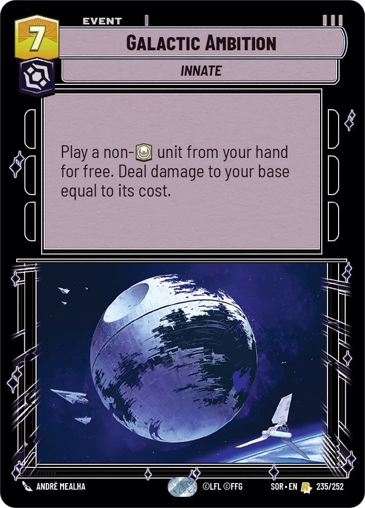 Galactic Ambition (235/252) [Spark of Rebellion] | BD Cosmos