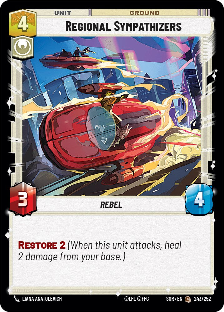 Regional Sympathizers (243/252) [Spark of Rebellion] | BD Cosmos