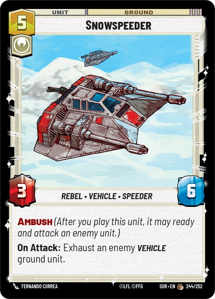 Snowspeeder (244/252) [Spark of Rebellion] | BD Cosmos