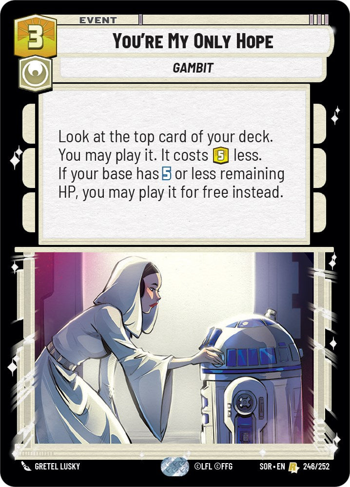 You're My Only Hope (246/252) [Spark of Rebellion] | BD Cosmos
