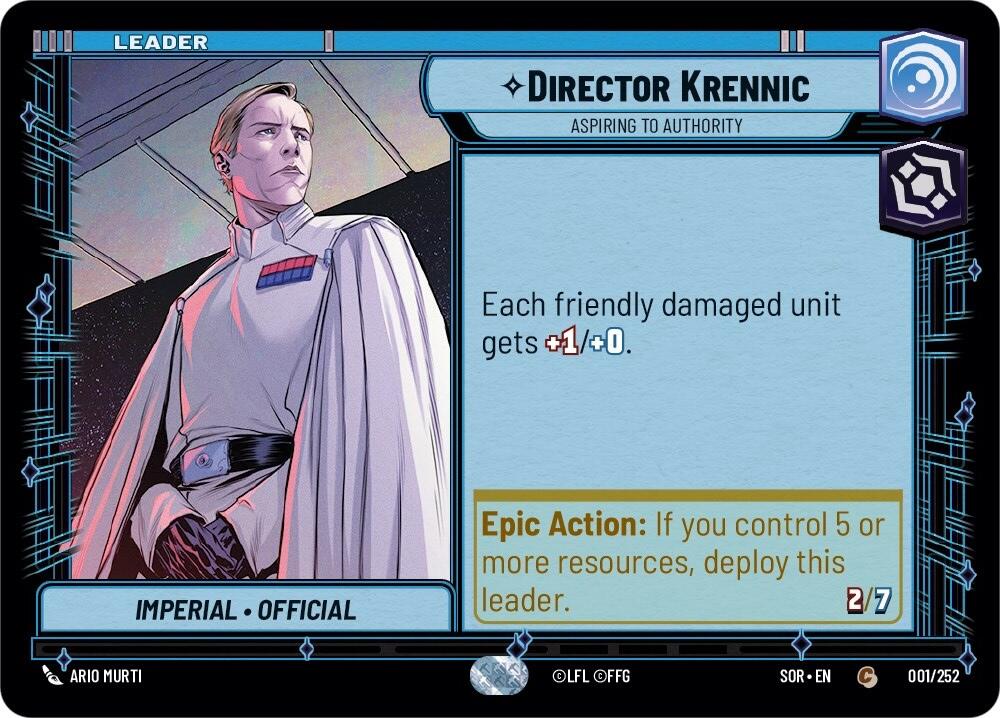 Director Krennic - Aspiring to Authority (001/252) [Spark of Rebellion] | BD Cosmos