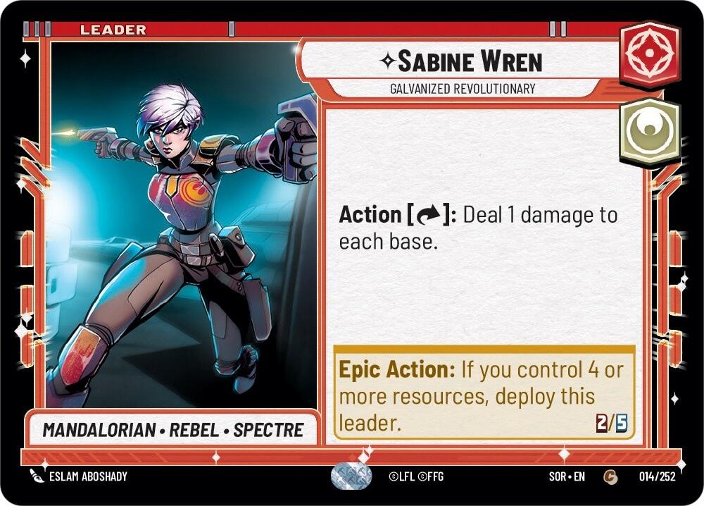 Sabine Wren - Galvanized Revolutionary (014/252) [Spark of Rebellion] | BD Cosmos