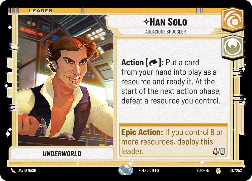 Han Solo - Audacious Smuggler (017/252) [Spark of Rebellion] | BD Cosmos