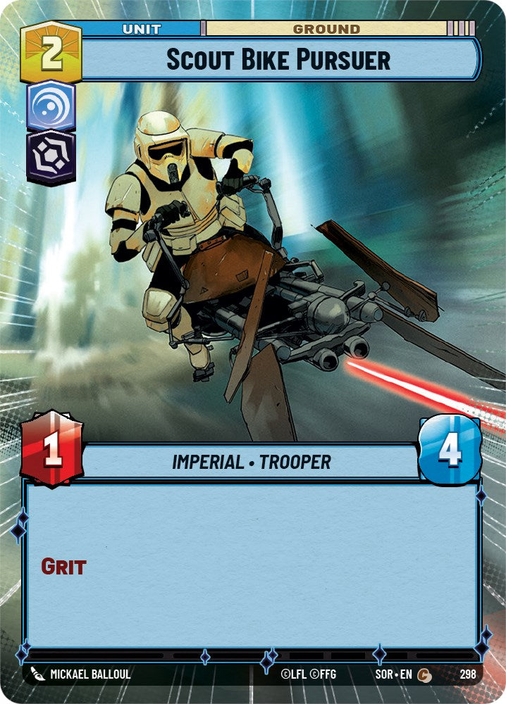 Scout Bike Pursuer (Hyperspace) (298) [Spark of Rebellion] | BD Cosmos