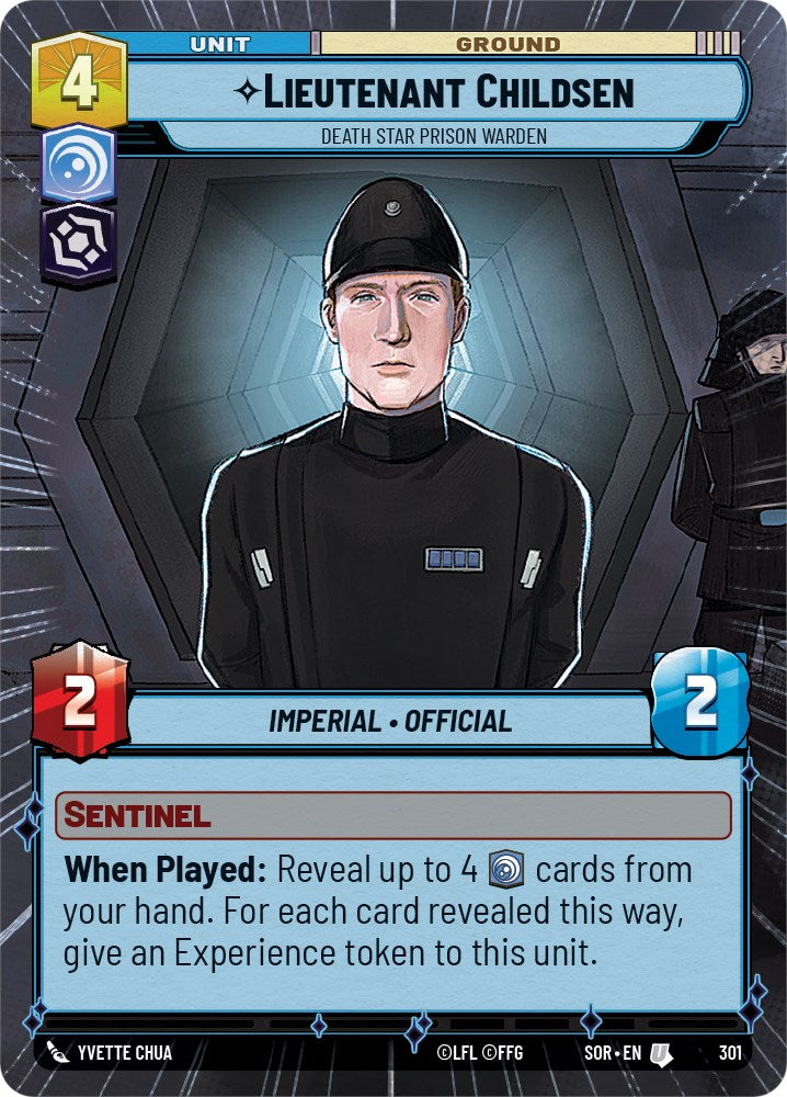 Lieutenant Childsen - Death Star Prison Warden (Hyperspace) (301) [Spark of Rebellion] | BD Cosmos