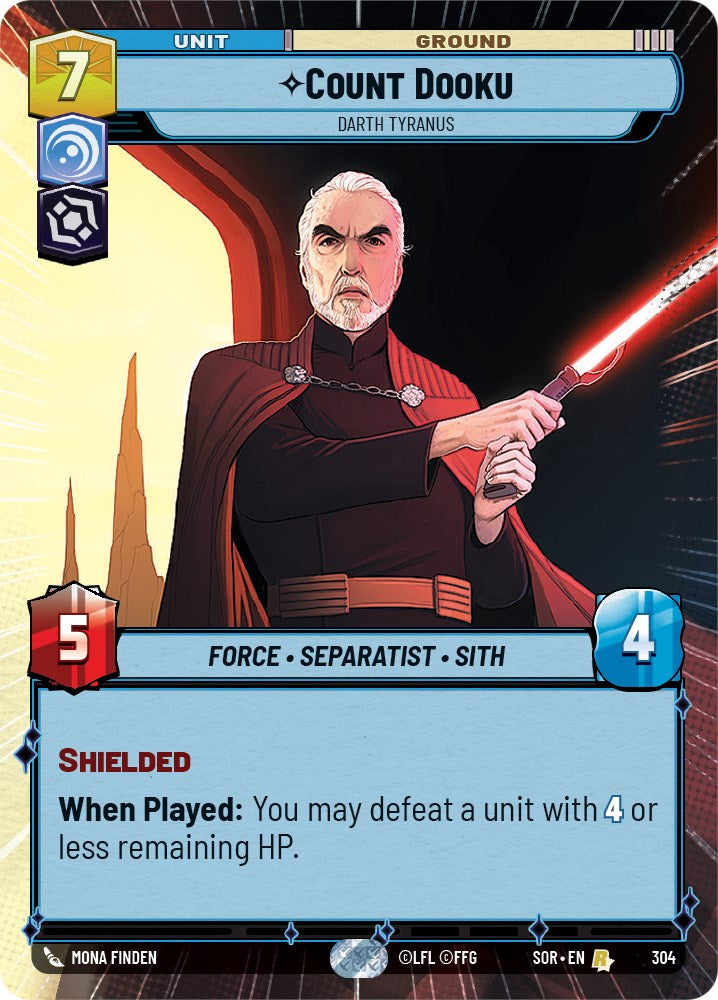Count Dooku - Darth Tyranus (Hyperspace) (304) [Spark of Rebellion] | BD Cosmos