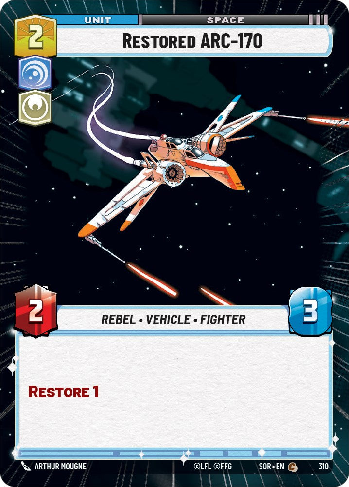 Restored ARC-170 (Hyperspace) (310) [Spark of Rebellion] | BD Cosmos