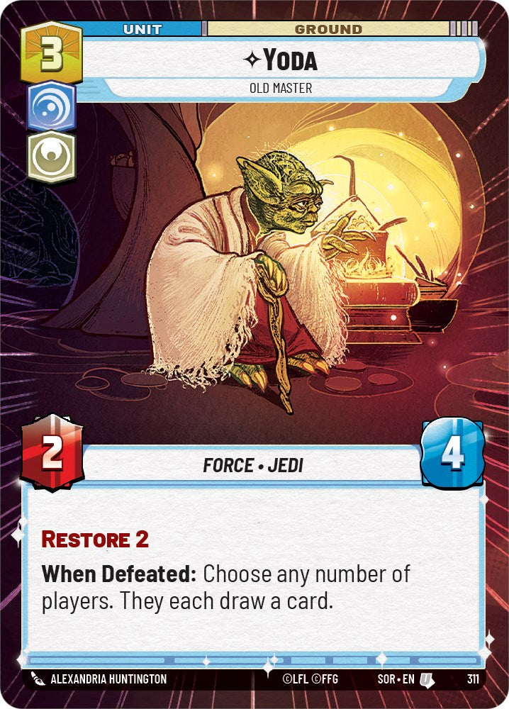 Yoda - Old Master (Hyperspace) (311) [Spark of Rebellion] | BD Cosmos