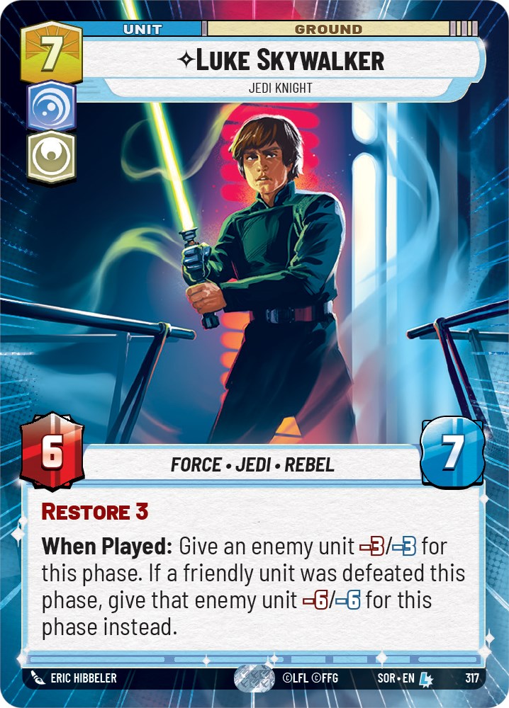 Luke Skywalker - Jedi Knight (Hyperspace) (317) [Spark of Rebellion] | BD Cosmos