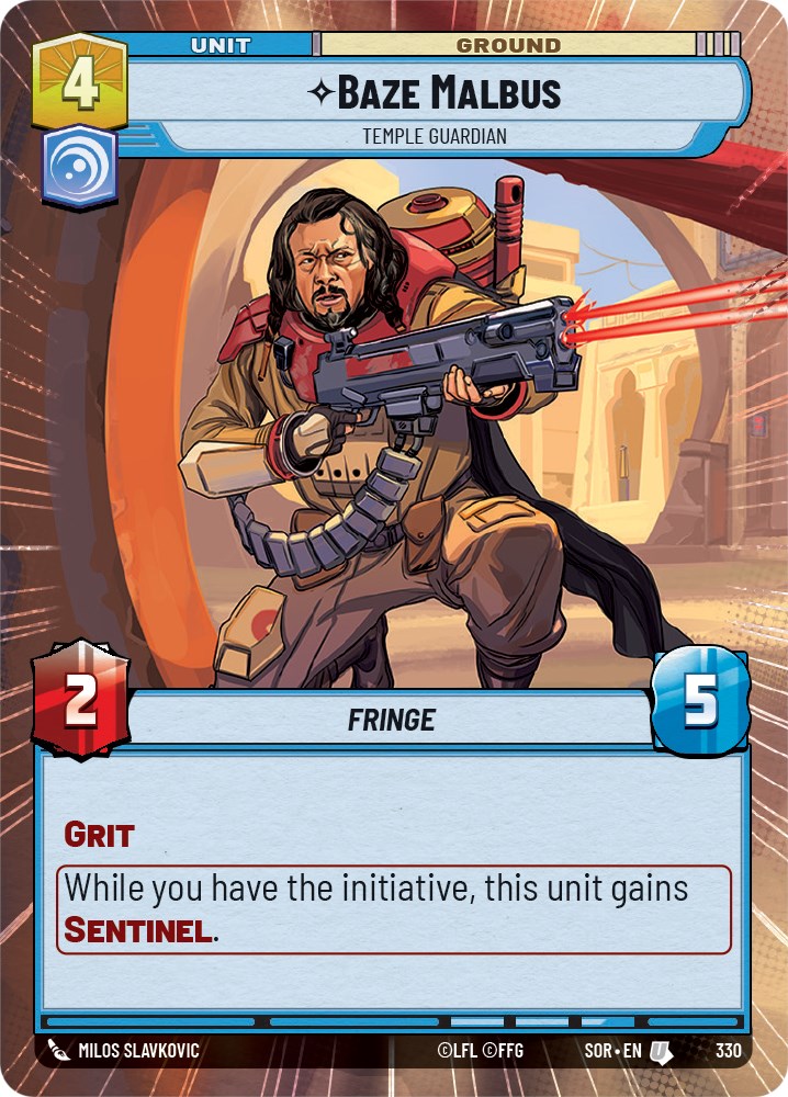 Baze Malbus - Temple Guardian (Hyperspace) (330) [Spark of Rebellion] | BD Cosmos