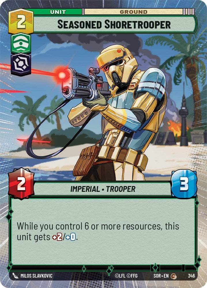 Seasoned Shoretrooper (Hyperspace) (346) [Spark of Rebellion] | BD Cosmos