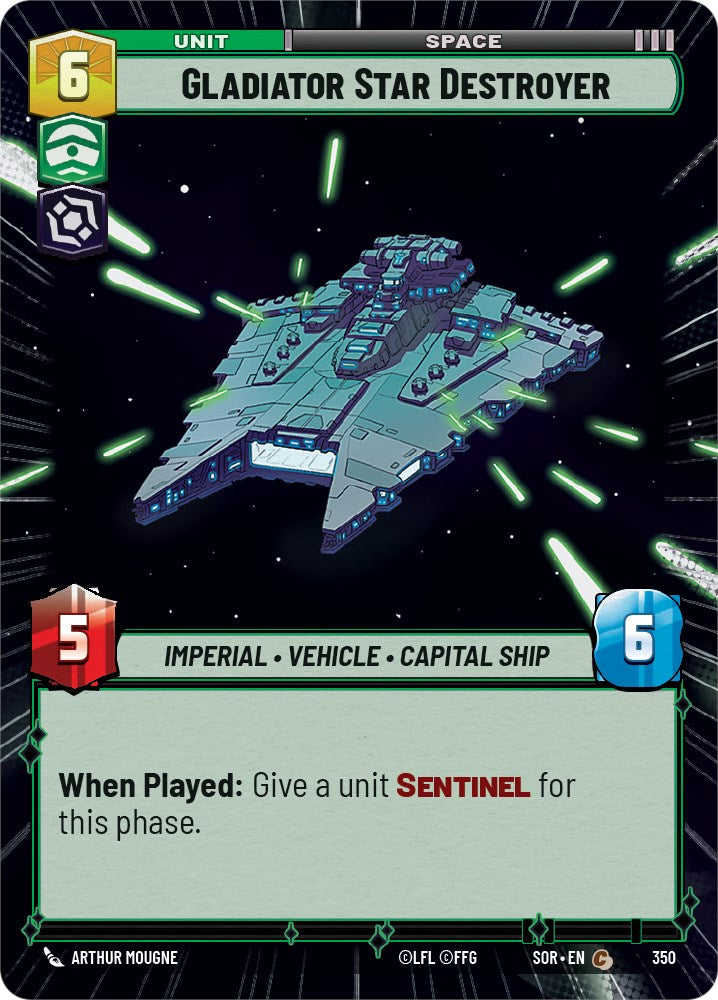Gladiator Star Destroyer (Hyperspace) (350) [Spark of Rebellion] | BD Cosmos