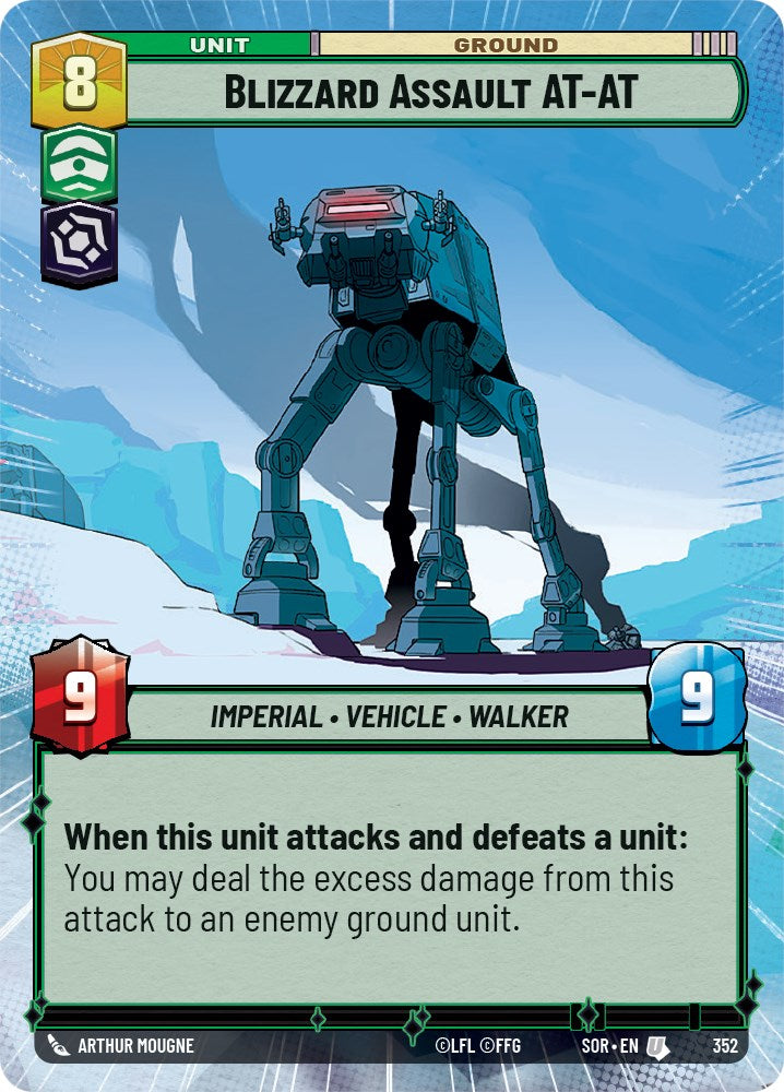 Blizzard Assault AT-AT (Hyperspace) (352) [Spark of Rebellion] | BD Cosmos