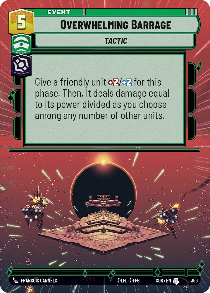 Overwhelming Barrage (Hyperspace) (356) [Spark of Rebellion] | BD Cosmos