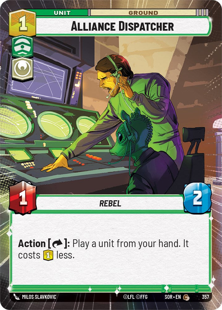Alliance Dispatcher (Hyperspace) (357) [Spark of Rebellion] | BD Cosmos